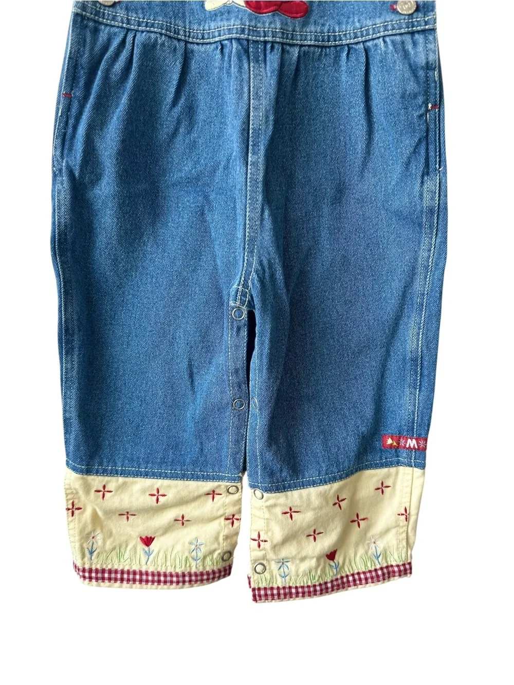 Disney Mickey & Co Vintage Mickey & Minnie Denim Overalls